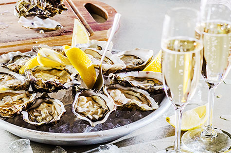Oysters Champage Oysters Champage
